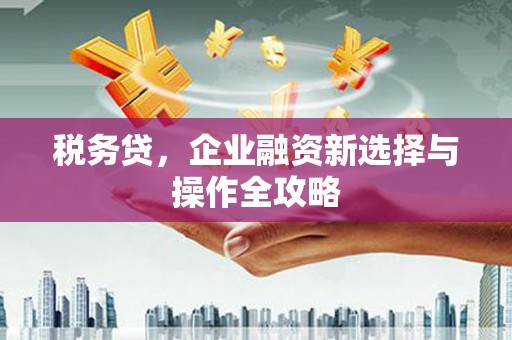 曲水税务贷，企业融资新选择与操作全攻略