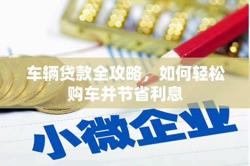 曲水车辆贷款全攻略，如何轻松购车并节省利息