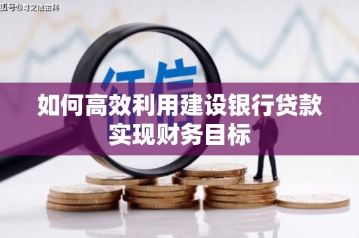 曲水如何高效利用建设银行贷款实现财务目标
