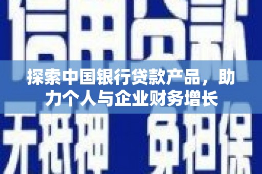 曲水探索中国银行贷款产品，助力个人与企业财务增长