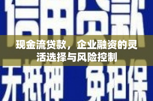 曲水现金流贷款，企业融资的灵活选择与风险控制