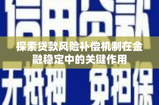 曲水探索贷款风险补偿机制在金融稳定中的关键作用
