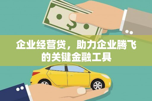 曲水企业经营贷，助力企业腾飞的关键金融工具