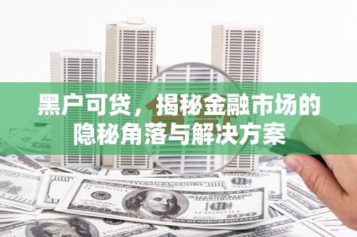 曲水黑户可贷，揭秘金融市场的隐秘角落与解决方案