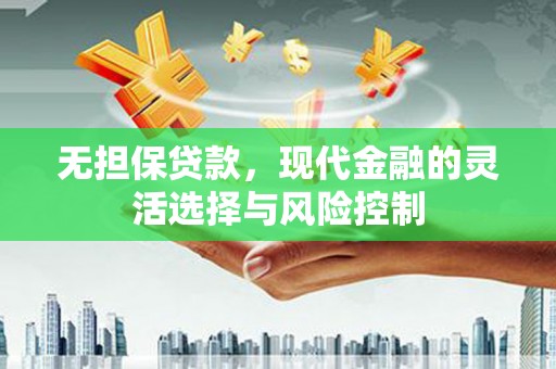 曲水无担保贷款，现代金融的灵活选择与风险控制