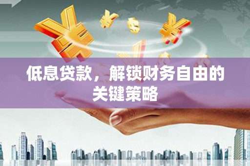 曲水低息贷款，解锁财务自由的关键策略