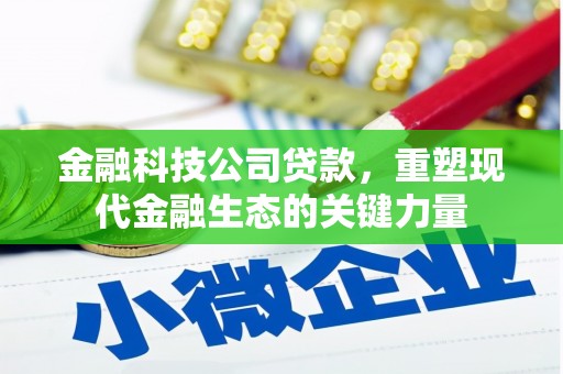 曲水金融科技公司贷款，重塑现代金融生态的关键力量