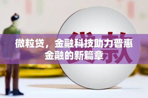 曲水微粒贷，金融科技助力普惠金融的新篇章