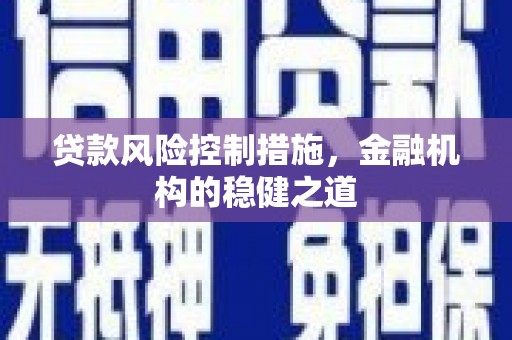 曲水贷款风险控制措施，金融机构的稳健之道
