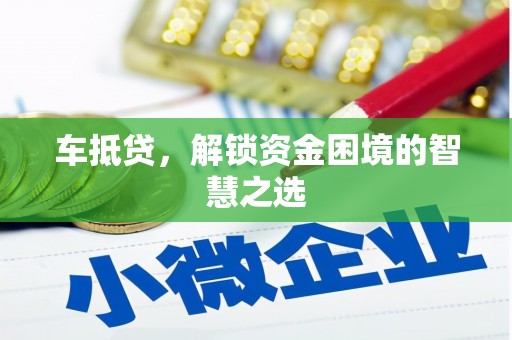 曲水车抵贷，解锁资金困境的智慧之选