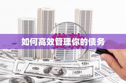 曲水如何高效管理你的债务